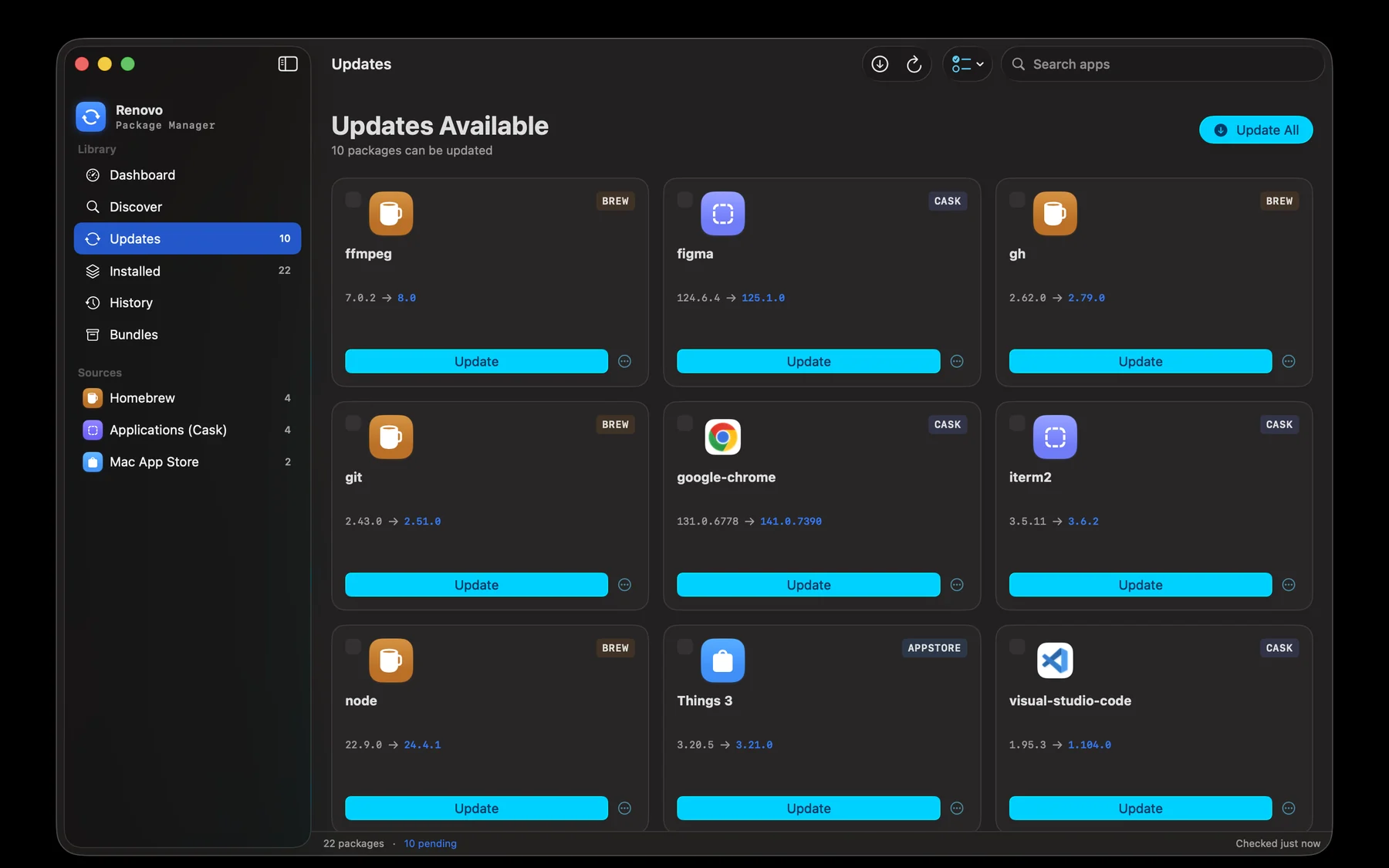 Renovo, la app en funcionamiento